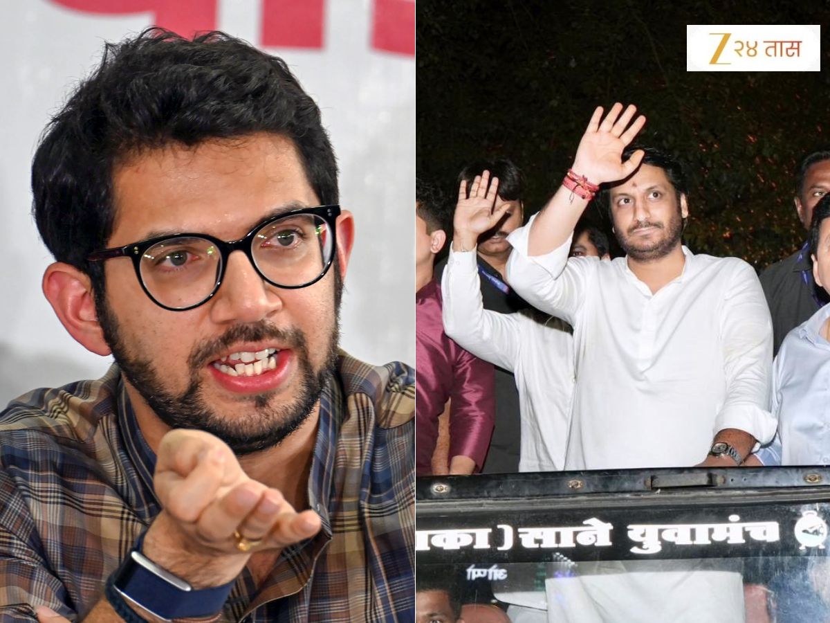 ‘हे नोटचोरीचं सरकार आहे,’ पार्थ पवार जमीन गैरव्यवहार प्रकरणी आदित्य ठाकरेंचा संताप ‘हे नोटचोरीचं सरकार आहे,’ पार्थ पवार जमीन गैरव्यवहार प्रकरणी आदित्य ठाकरेंचा संताप