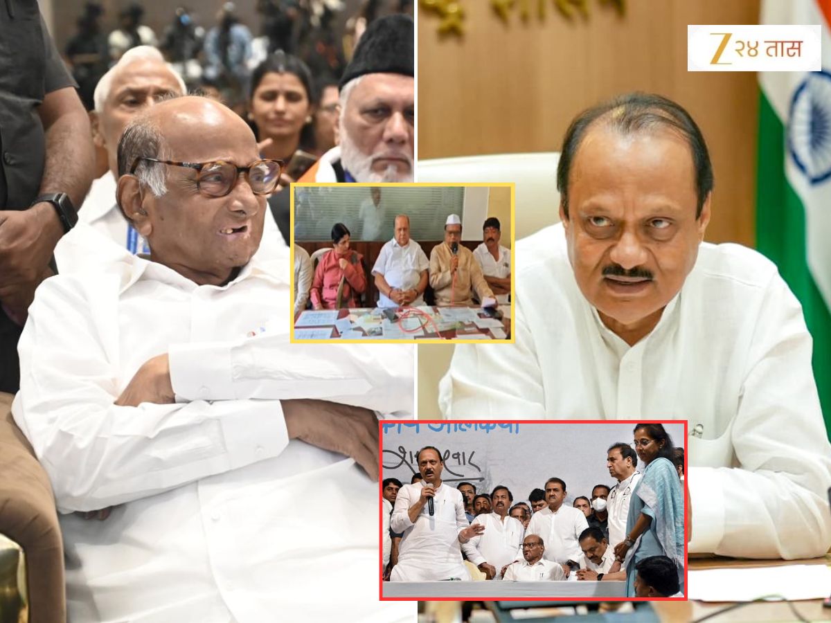 महाराष्ट्रातील मोठी घडामोड! शरद पवार आणि अजित पवारांच्या NCP ची युती, पत्रकार परिषद घेत केली घोषणा