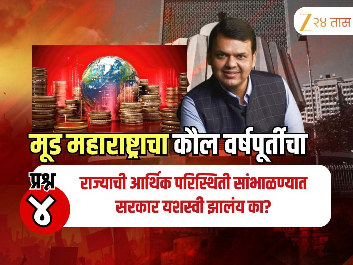 Maharashtra Government Survey: राज्याची आर्थिक घडी बसवण्यात सरकार किती यशस्वी? जनतेने दिला कौल