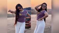काळा गॉगल, मोकळे केस, अक्षय खन्नाच्या हुकस्टेपवर थिरकली गौतमी, अदा पाहून हटणार नाही नजर