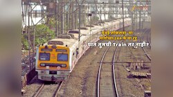 मनस्तापासाठी तयार राहा! मुंबई लोकल तब्बल 244  फेऱ्या रद्द, कोणत्या मार्गावर झालाय हा बदल?