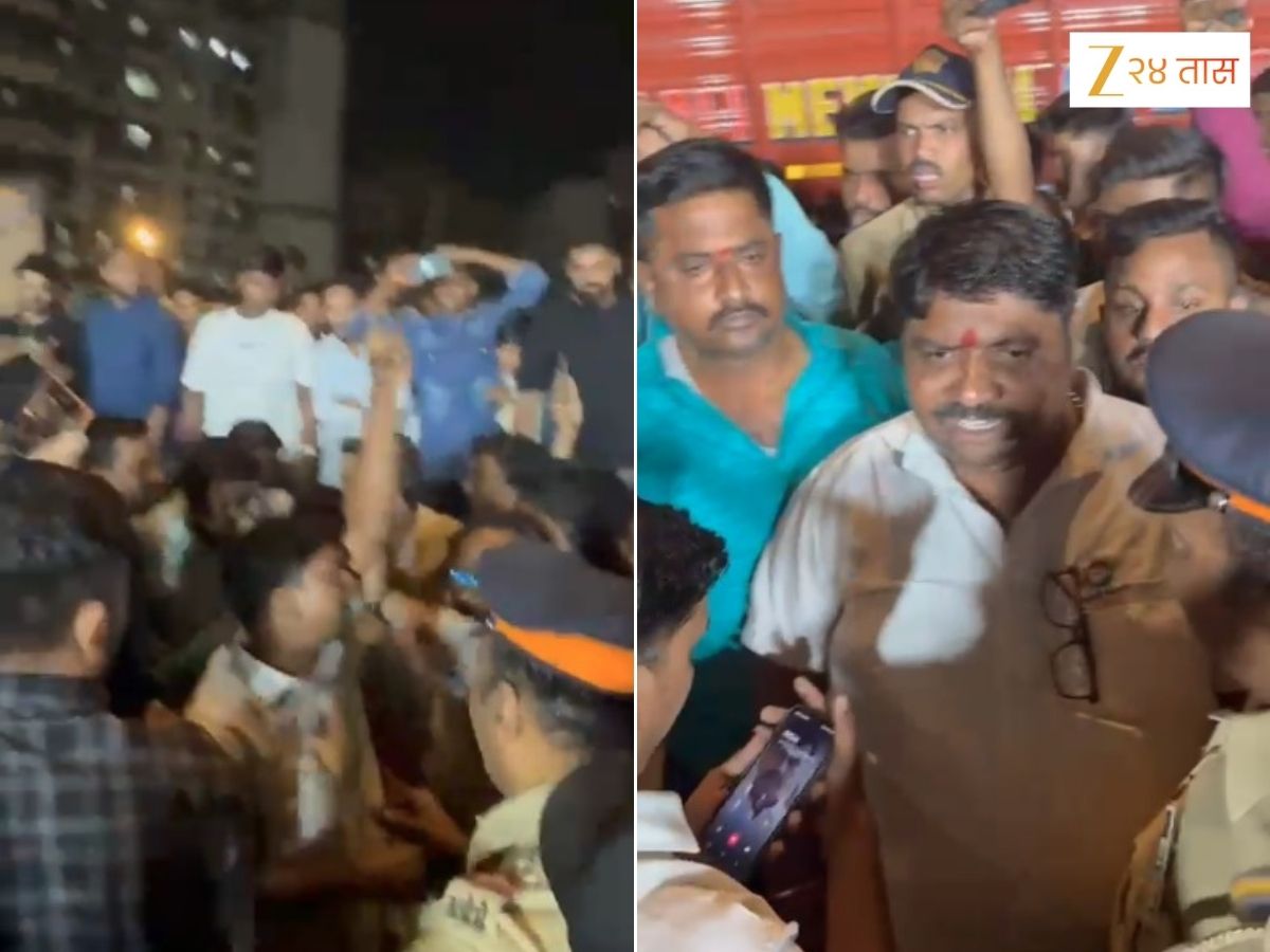 मुंबईत रात्री तुफान राडा! अजित पवारांच्या कार्यकर्त्यांकडून एकनाथ शिंदेंचा रोड शो अडवण्याचा प्रयत्न, पोलीस आणि NCP कार्यकर्ते भिडले