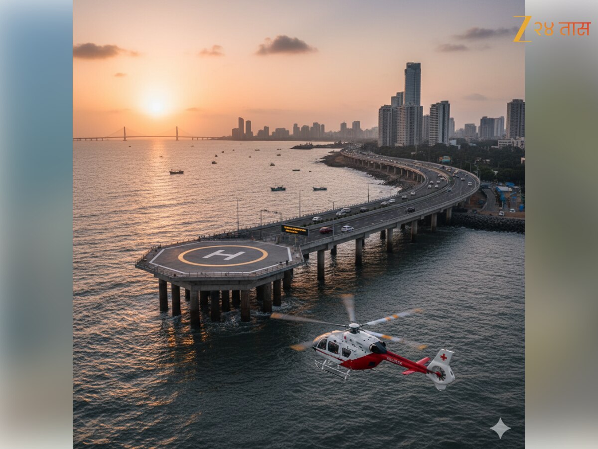 Mumbai news helipad to be built on coastal road for air travel connectivity