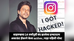 शाहरुखचा 14 वर्षांपूर्वी बंद झालेला इन्स्टाग्राम अकाऊंट हॅकरने केला active ; पाहा पहिली पोस्ट
