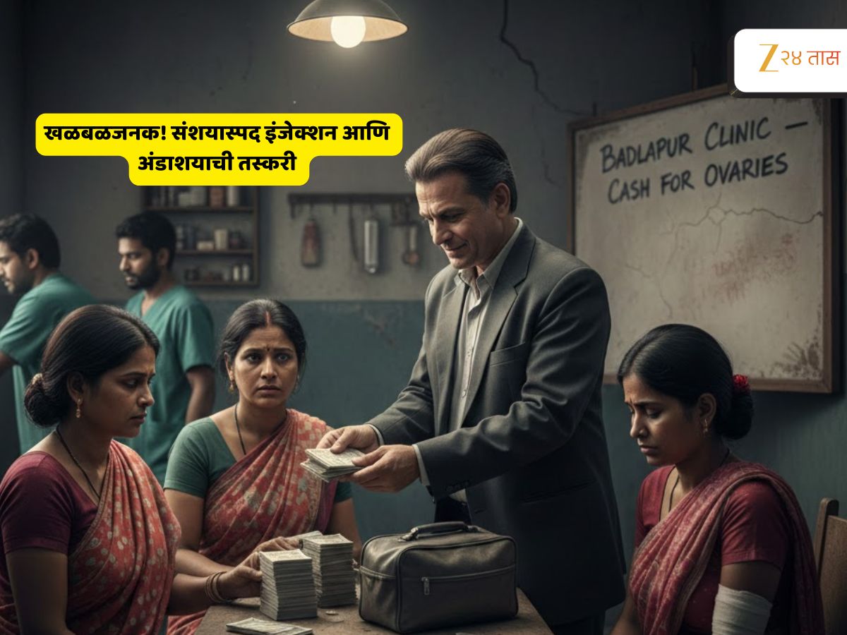 संशयास्पद इंजेक्शन आणि बरंच काही! गोरगरीब महिलांना पैशांचं आमिष दाखवून अंडाशयाची तस्करी संशयास्पद इंजेक्शन आणि बरंच काही! गोरगरीब महिलांना पैशांचं आमिष दाखवून अंडाशयाची तस्करी