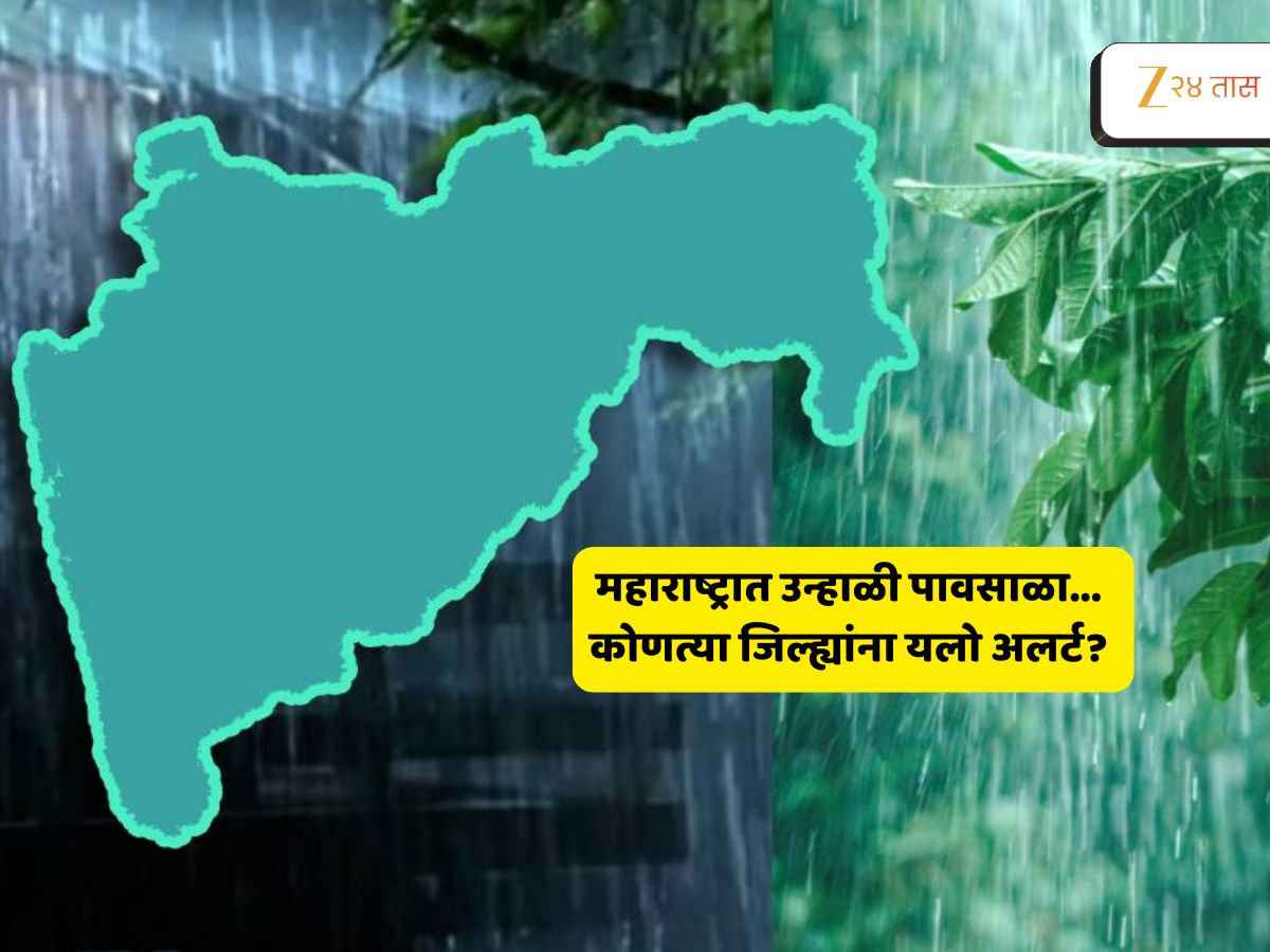 Maharashtra Weather News : महाराष्ट्रात उन्हाळी पावसाळा… हवामानातील अजब बदल, आरोग्य सांभाळा Maharashtra Weather News : महाराष्ट्रात उन्हाळी पावसाळा… हवामानातील अजब बदल, आरोग्य सांभाळा