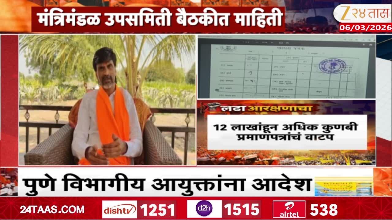 Manoj Jarange Patil On Maharashtra 48 Lakh Kunbi Record Found