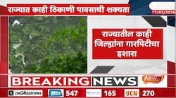 राज्यातील काही जिल्ह्यांना गारपिटीचा इशारा