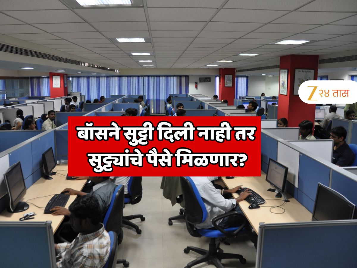 सुट्ट्या फुकट जाणार नाहीत; बॉसने सुट्टी दिली नाही तर सुट्ट्यांचे पैसे मिळणार? संपूर्ण भारतात सुट्ट्यांबाबत समान नियम