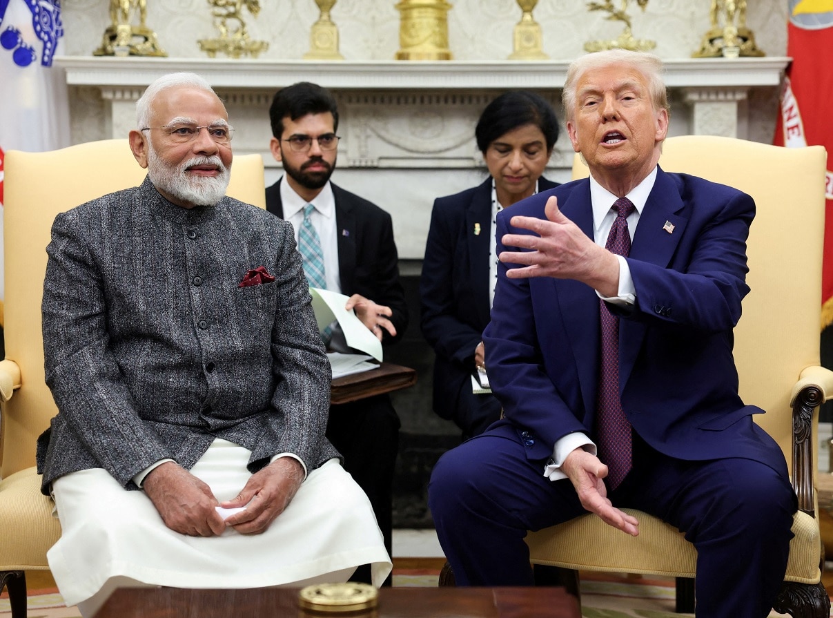 PM Narendra Modi and US President Donald Trump talks for 40 Minutes ...