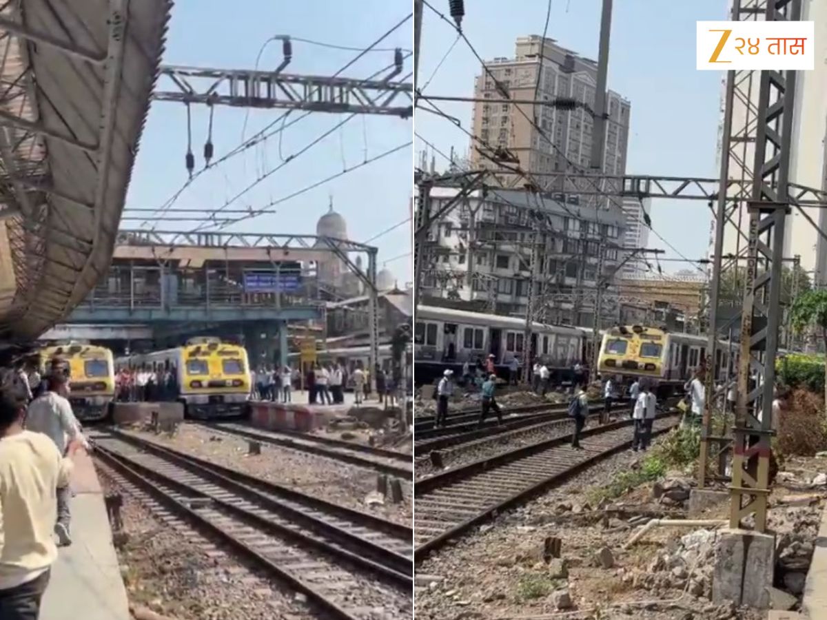 CSMT स्टेशनवर एकच गोंधळ; दोन लोकल अचानक आमने-सामने, थोडक्यात टळला अपघात