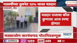 मस्साजोग सरपंचपदासाठी पोटनिवडणूक, आज निकाल 