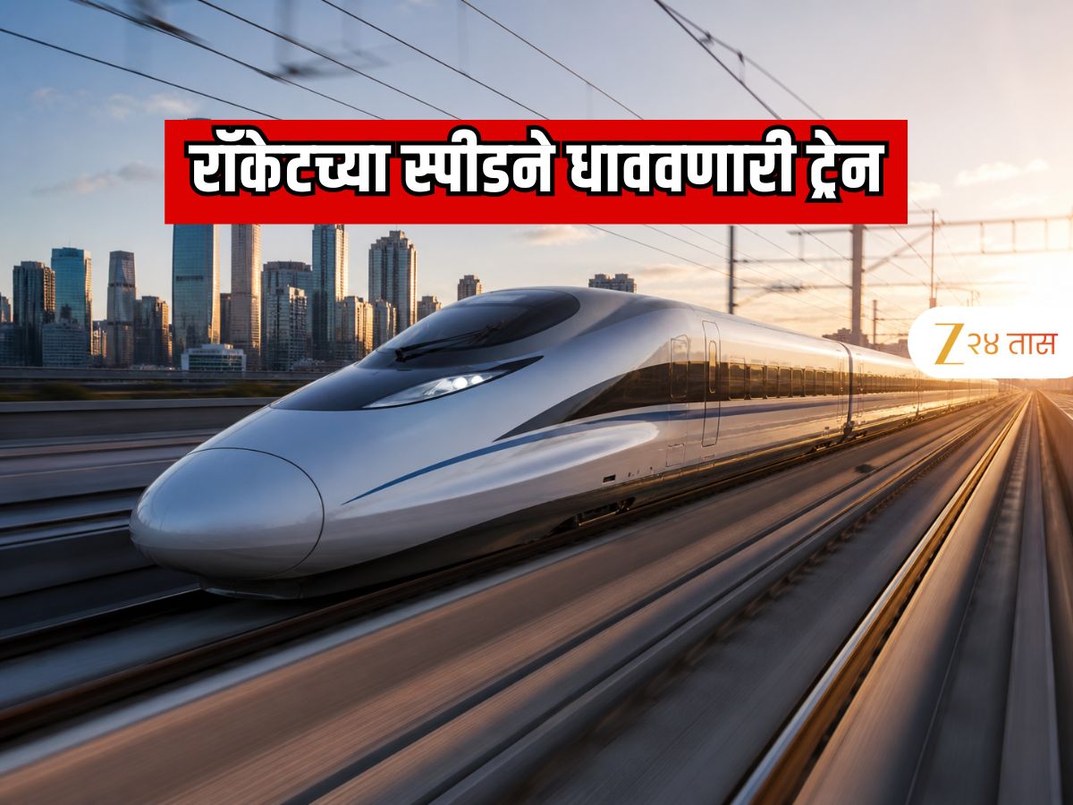  60 मिनिटांत 4 वेळा पुण्याला जाऊन मुंबईला रिटर्न याल! 1000 KM च्या स्पीडने धावणारी जगातील सर्वात सुपरफास्ट ट्रेन
