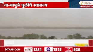ठाण्यात सोसाट्याचा वारा, लोकांची एकच धावपळ