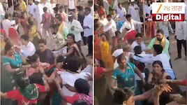 बुटासाठी लग्नात बायकांनी ब्लाऊज खेचले, एकमेकींच्या झिंज्या उपटल्या