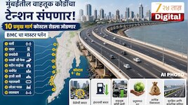 मुंबईतील वाहतूक कोडींचा टेन्शन संपणार! 10 प्रमुख मार्ग कोस्टल रोडला जोडणार, BMC चा म