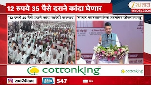 12 रुपये 35 किलो दराने कांदा खरेदी करणार, CM फडणवीसांची घोषणा 
