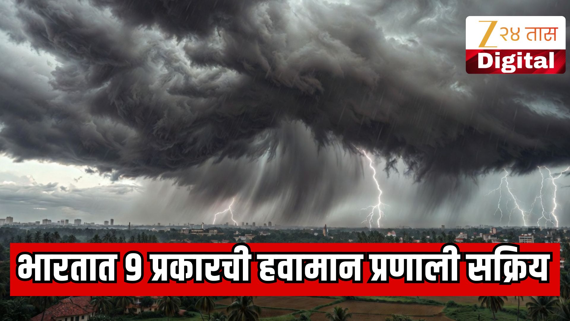भारतात तीन, चार नाही तर 9 प्रकारची हवामान प्रणाली सक्रिय? भारतात तीन, चार नाही तर 9 प्रकारची हवामान प्रणाली सक्रिय?