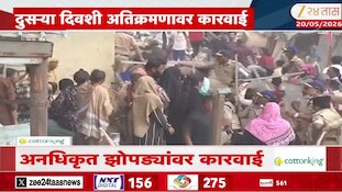 VIDEO : वांद्र्यात अनधिकृत झोपड्यांवर कारवाई! स्थानिक आक्रमक, पोलिसांनी केला लाठीचार्ज