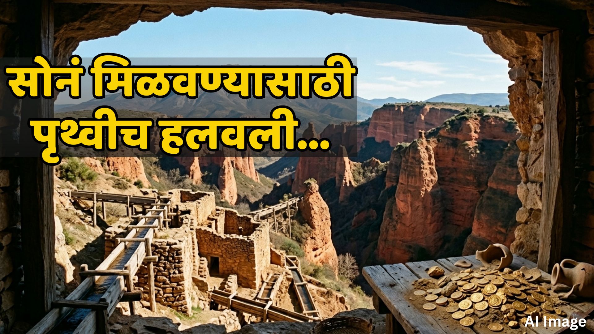 2000 वर्षे जुन्या खाणींचं Location सापडलं; सोनं मिळवण्यासाठी चक्क हलवलेली पृथ्वी; आधुनिक तंत्राशिवाय कसं शक्य झालं? 2000 वर्षे जुन्या खाणींचं Location सापडलं; सोनं मिळवण्यासाठी चक्क हलवलेली पृथ्वी; आधुनिक तंत्राशिवाय कसं शक्य झालं?
