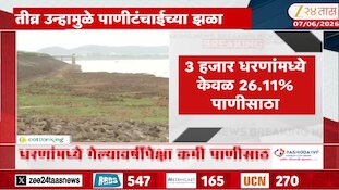 राज्यात धरणांतील पाणीसाठ्याने तळ गाठला