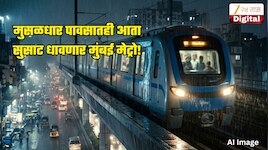 मुंबई मेट्रो आता मुसळधार पावसातही सुसाट धावणार!