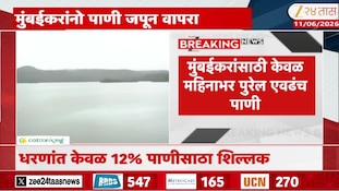 मुंबईतील धरणांत केवळ 12% पाणीसाठा शिल्लक