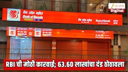 भारतातील दुसऱ्या क्रमांकाच्या सर्वात मोठ्या बँकेवर RBI ची मोठी कारवाई; 63.60 लाखांचा दंड ठोठावला