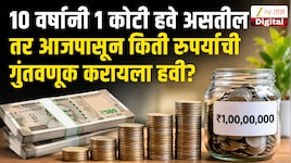 10 वर्षांनी 1 कोटीं हवे असतील तर आजपासून किती रुपयांची गुंतवणूक करायला हवी?