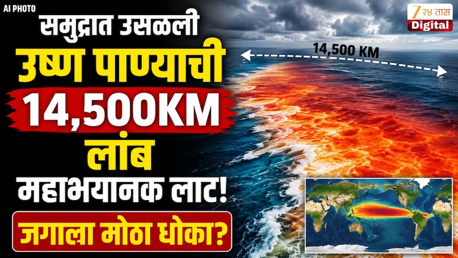 समुद्रात उसळली उष्ण पाण्याची 14,500KM लांब महाभयानक लाट! जगाला मोठा धोका? अल निनोबाबत धक्कादायक अपडेट