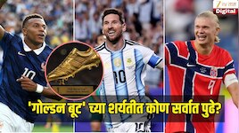 'गोल्डन बूट' च्या शर्यतीत कोण सर्वात पुढे? एम्बाप्पे, मेस्सी आणि एर्लिंग हॉलंडमध्ये मोठी चुरस 