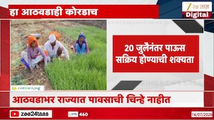 20 जुलैनंतर पाऊस सक्रिय होण्याची शक्यता