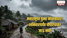 महाराष्ट्रात पुन्हा कोसळधार! 'या' सात जिल्ह्यांत सोसाट्याचा वारा अन् विजांसह वादळी पाऊस कोसळणार