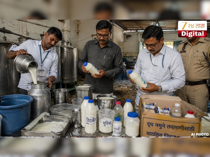 धाराशिवच्या भूममध्ये दूध भेसळीचा प्रकार उघड