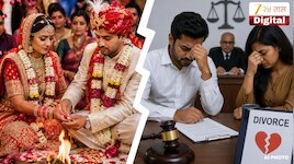 सकाळी लग्न, संध्याकाळी घटस्फोट; 7 जन्मांचं नातं 7 तास तुटलं, विचित्र लग्नाची सोशल मीडियावर चर्चा