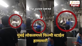 मुंबईकरांची लाइफलाइन धोक्यात? धावत्या ट्रेनमध्ये फिल्मी स्टाईल हाणामारी, प्रवाशाकडून पिस्तुल काढण्याची धमकी