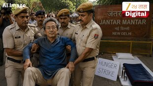 सोनम वांगचुक यांना आंदोलन स्थळावरुन हटवलं