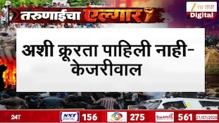 'अशी  क्रूरता पाहिली नाही', तरुणांवरील लाठीचार्जवरुन केजरीवालांची टीका