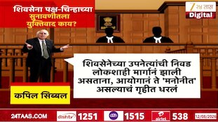 VIDEO | कपिल सिब्बलांचा आजच्या सुनावणीतील युक्तिवाद 