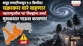 समुद्र सपाटीपासून 7.5 किमीवर च्रकाकार वारे वाहणार, महाराष्ट्रातील 'या' जिल्ह्यांना अलर्ट, मुसळधार पाऊस बरसणार