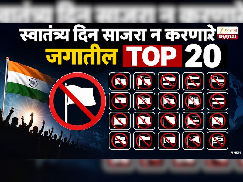 स्वातंत्र्य दिन साजरा न करणारे जगातील TOP 20 देश; 5 देशांची नावे आणि स्वातंत्र्य दिन साजरा न करण्याचे कारण जाणून चकित व्हाल!