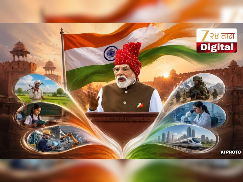 'या' 7 गोष्टीच भारताचं भविष्य ठरवणार, मोदींनी लाल किल्ल्यावरुन उल्लेख केलेल्या 'शक्तीच्या सप्तधारा' कोणत्या?