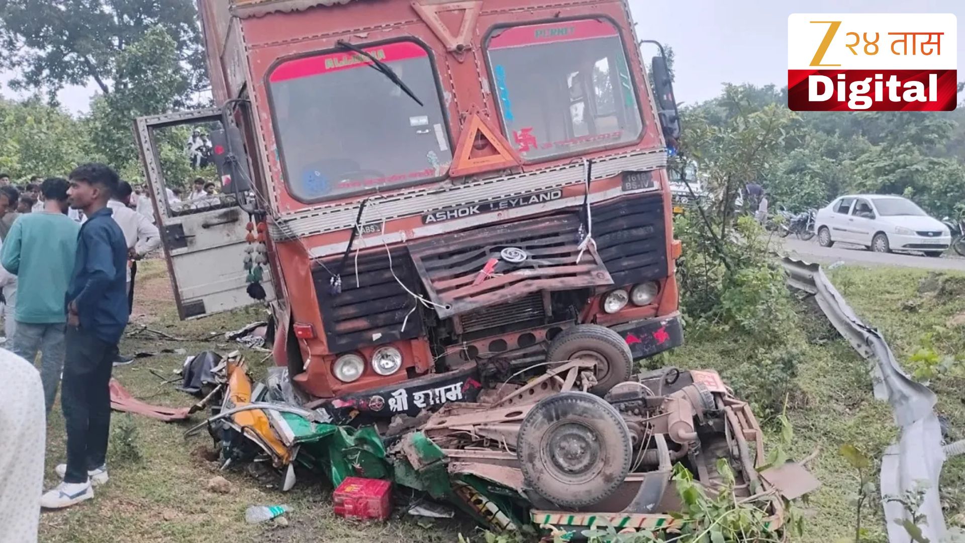 झारखंडमध्ये ऑटो-कंटेनर धडकेत सात जण ठार