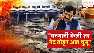 शहरातील खड्ड्यांच्या समस्येवर ठाकरेसेना आक्रमक 