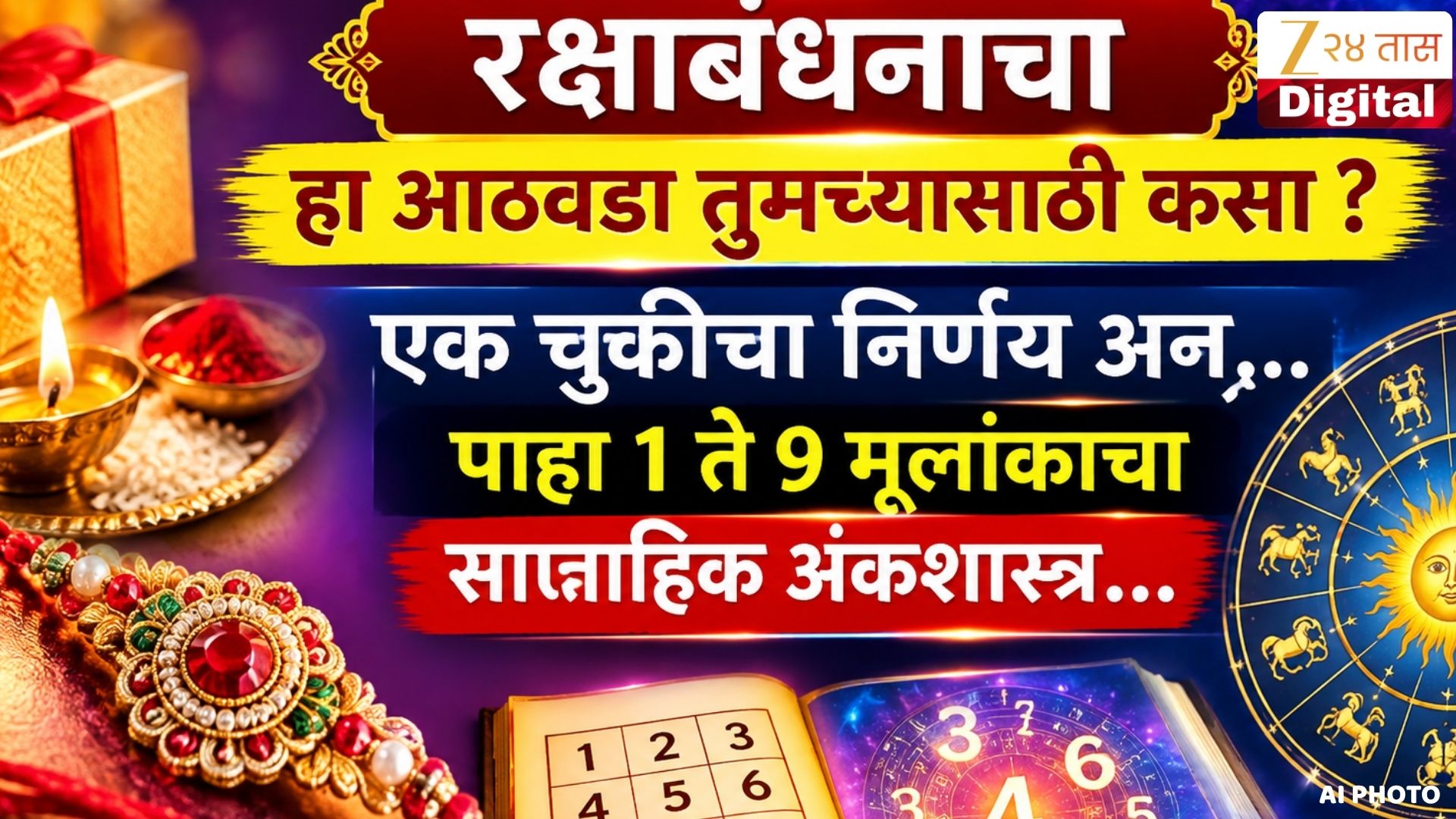 रक्षाबंधनाचा आठवडा काहींसाठी शुभ, काहींनी घ्यावी काळजी