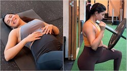 समंथा रुथ प्रभूने शेअर केले प्रेग्नन्सी वर्कआउटचे व्हिडिओ; 'Tiny Human' पोस्टने वेधले लक्ष; व्यायामाला फॉलो नका करू