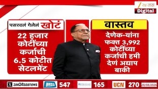 VIDEO | 22 हजार कोटी कर्जाच्या खोट्या चर्चा,जाणून घ्या सत्य