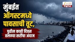 मुंबईत ऑगस्टमध्ये पावसाची तूट, पुढील काही दिवस हलक्या सरींचा अंदाज