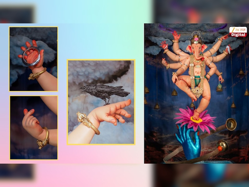 'मुंबईचा राजा'च्या हातावर कावळा का? गणेशभक्तांमध्ये चर्चेचा विषय; बाप्पा अन् कावळ्याचं कनेक्शन तुम्हाला माहितीये का?