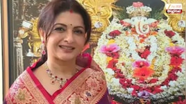 अभिनेत्री भाग्यश्रीने मंदिराचा कायदा मोडून गणपतीची आरती केल्याने वाद; उत्तराधिकारी पदावरून पटवर्धन कुटुंबात कलह